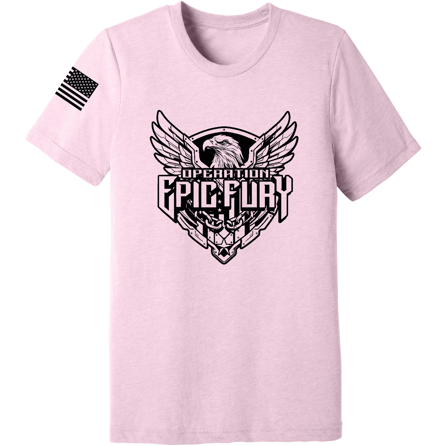CUSTOM Operation Epic Fury Comfort Unisex Triblend SS Tee - Eagle