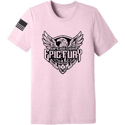 CUSTOM Operation Epic Fury Comfort Unisex Triblend SS Tee - Eagle
