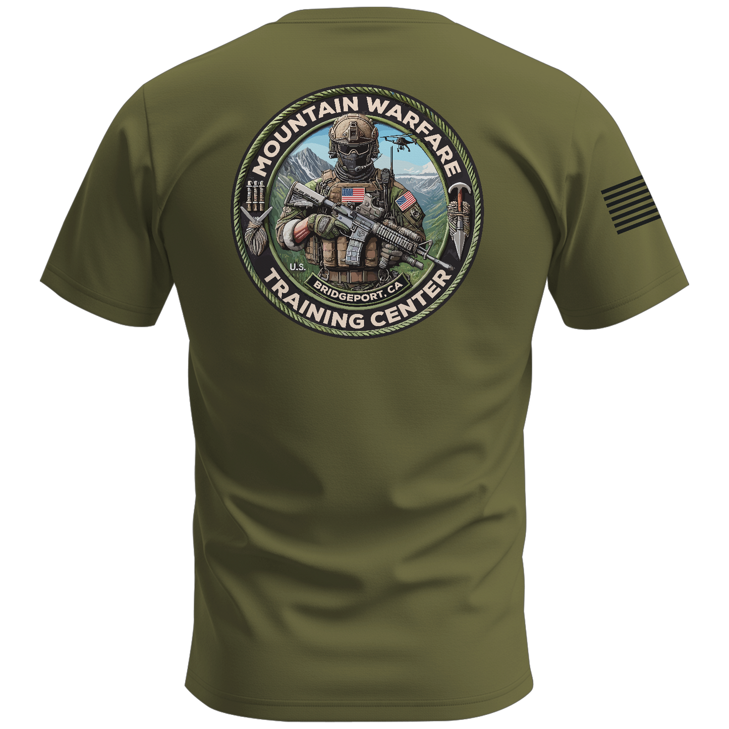 Marine Corps Mountain Warfare Training Center Men's SS Performance Tee - s5qm5n_TRI