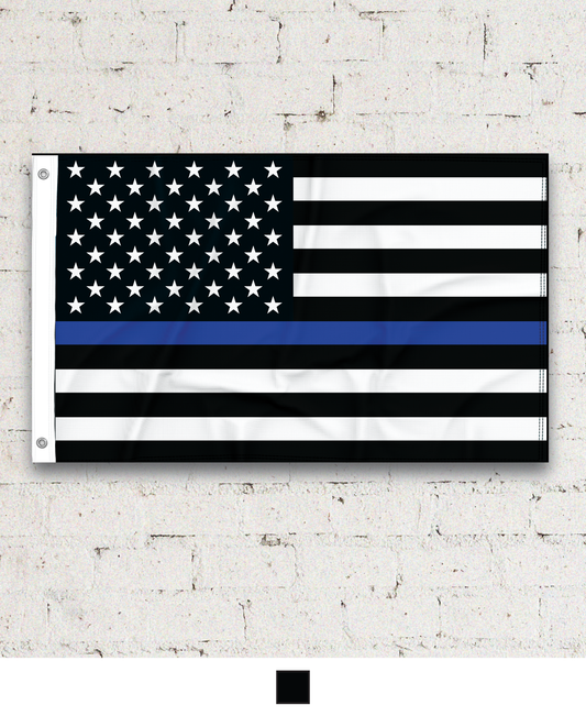 Emblem Flag Series - Wall Flag - Thin Blue Line