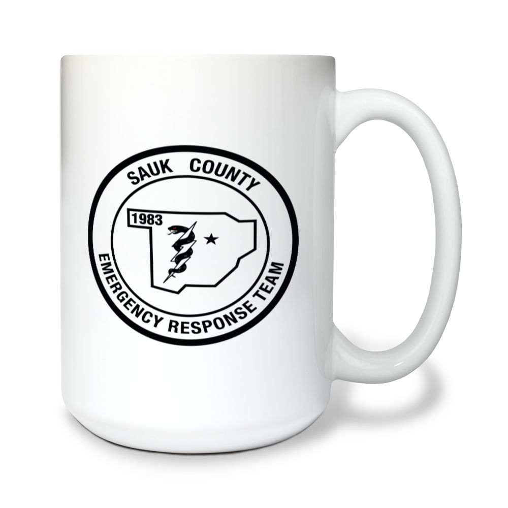 Sauk County Emergency Response Team 15 oz White Ceramic Mug - tXRknb