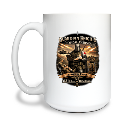 131 Field Hospital 15 oz White Ceramic Mug -  NKXvEW