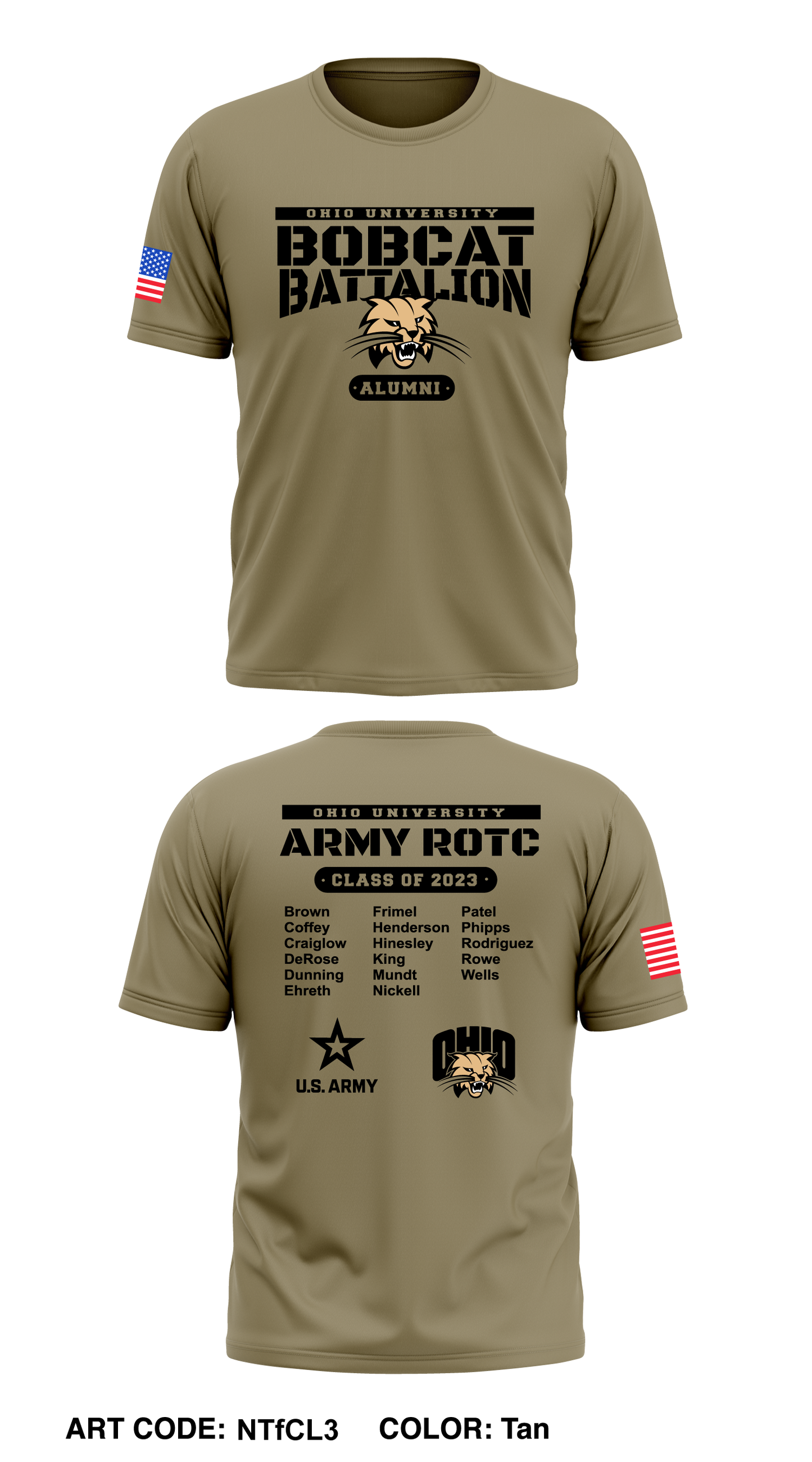 Bobcat Battalion Core Men's SS Performance Tee - NTfCL3