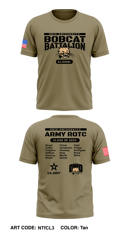 Bobcat Battalion Core Men's SS Performance Tee - NTfCL3
