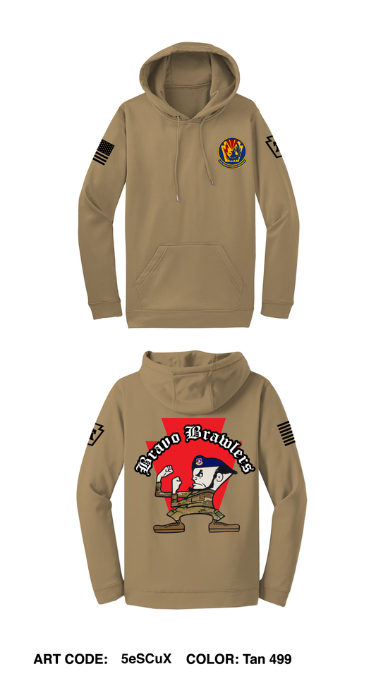 Bravo Flight, 111th Security Forces Squadron Core Men's Hooded Performance Sweatshirt - 5eSCuX