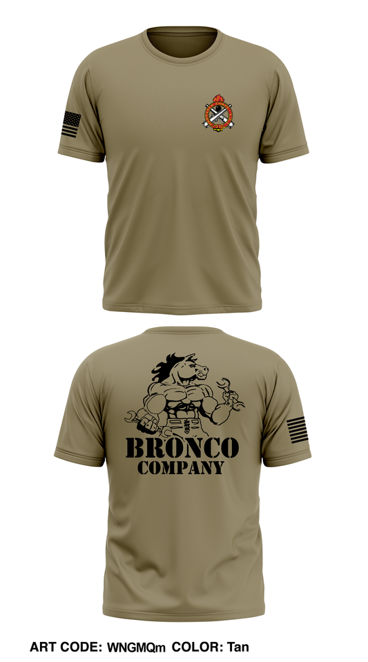 Bronco Company, 237 BSB Core Men's SS Performance Tee - WNGMQm