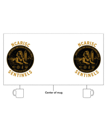 North Central Army Reserve Intelligence Support Center (NCARISC) Fundraising Collection 15 oz White Ceramic Mug - 79W49K