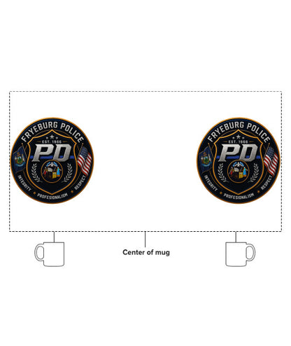Fryeburg Police Department Ceramic Mug - V4LKV9