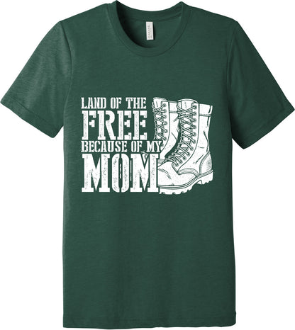 Emblem Comfort Unisex Triblend SS Tee - Because of Mom