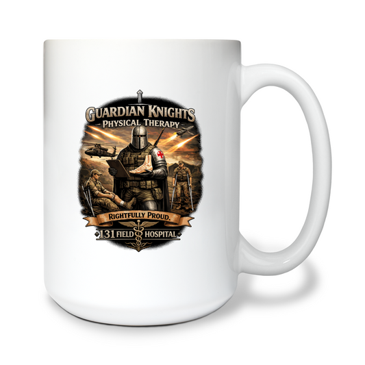 131 Field Hospital 15 oz White Ceramic Mug -  NKXvEW