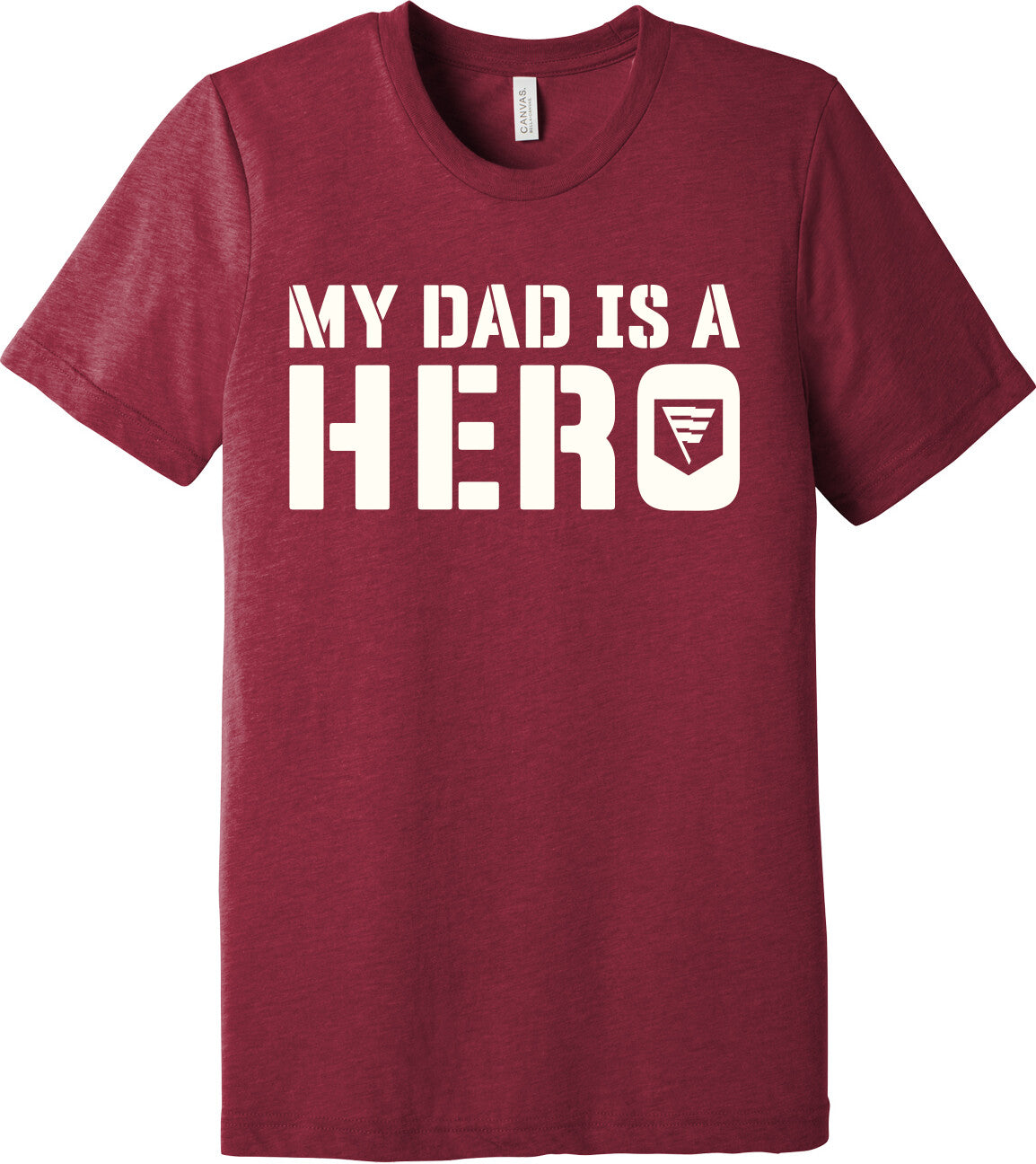 Emblem Comfort Unisex Triblend SS Tee - My Dad is a Hero
