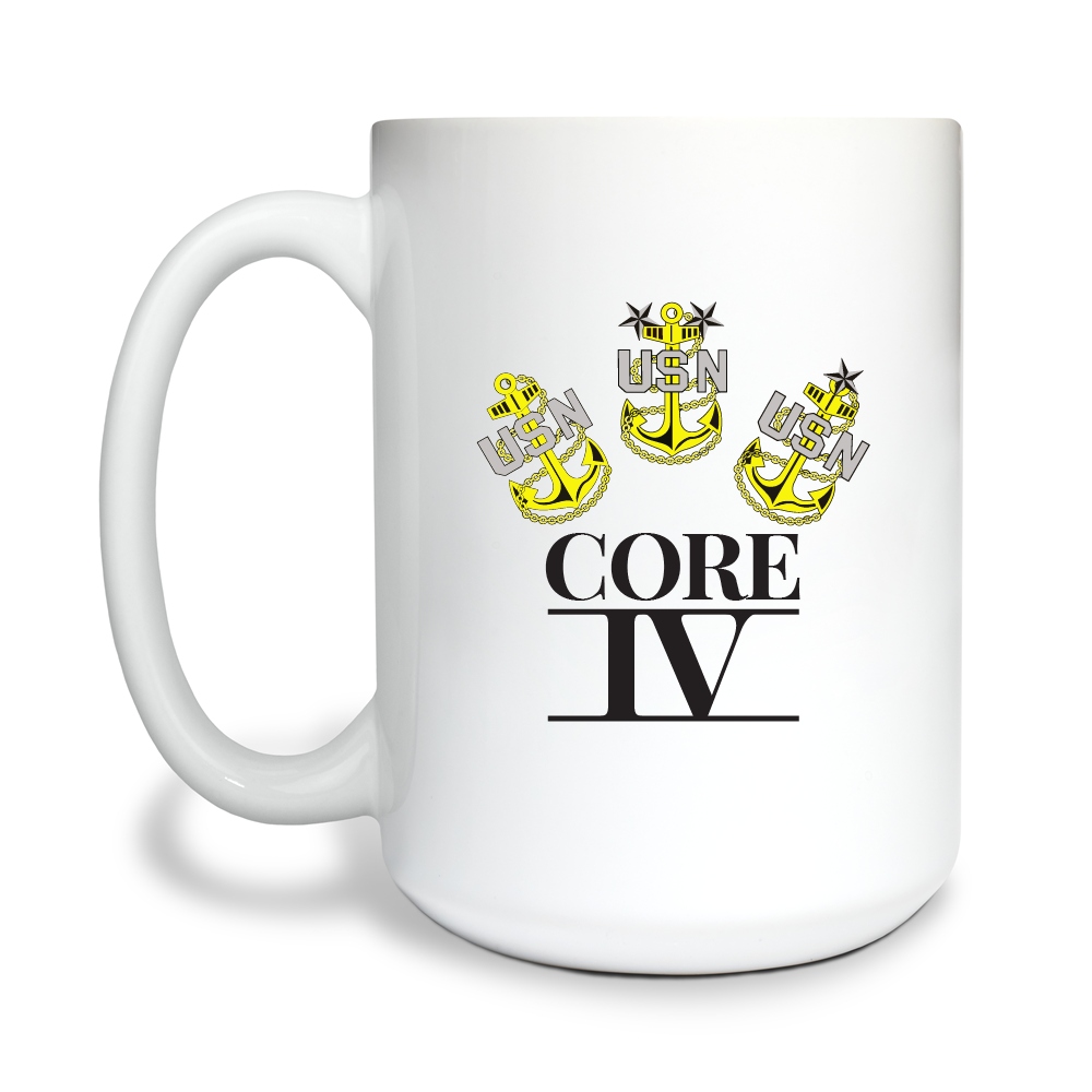Core 4  15 oz White Ceramic Mug - NwXc4E