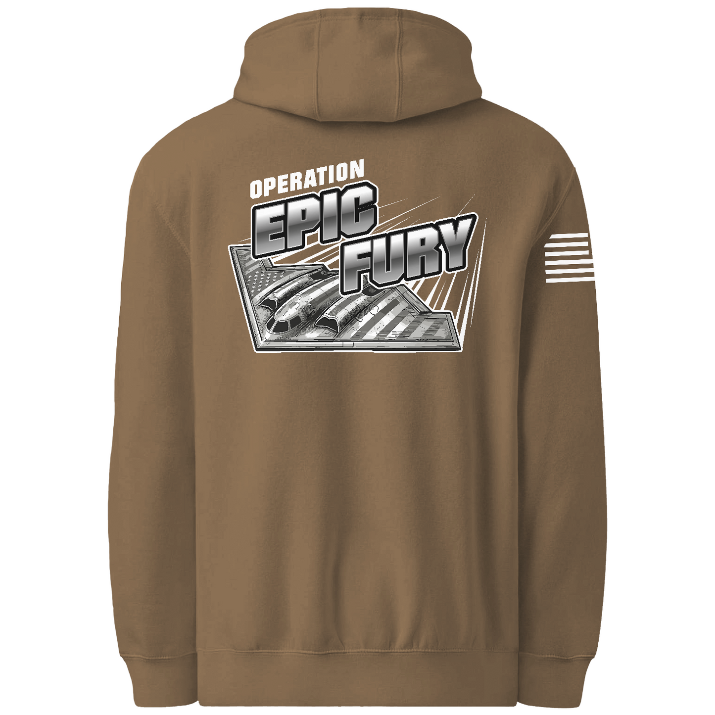 CUSTOM Operation Epic Fury Comfort Unisex Hooded Sweatshirt - Supersonic
