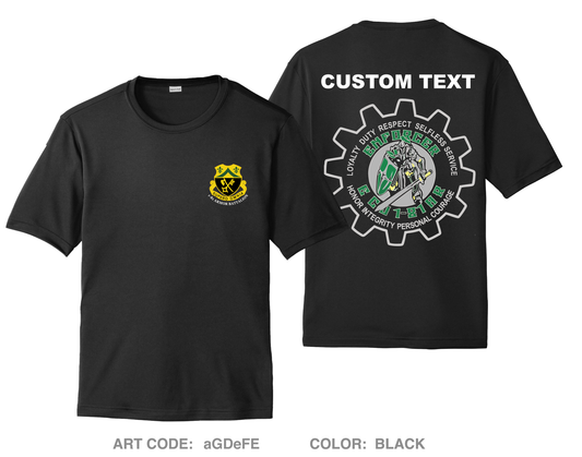 CUSTOM E Co, 1-81 AR BN, 194TH AR BDE Hi-Tech Performance Unisex SS Tee - aGDeFE