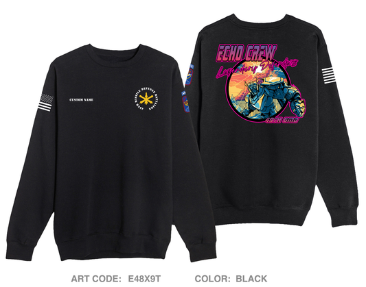 CUSTOM Echo Crew, 49th Missile Defense Battalion Comfort Unisex Crewneck Sweatshirt - E48X9T