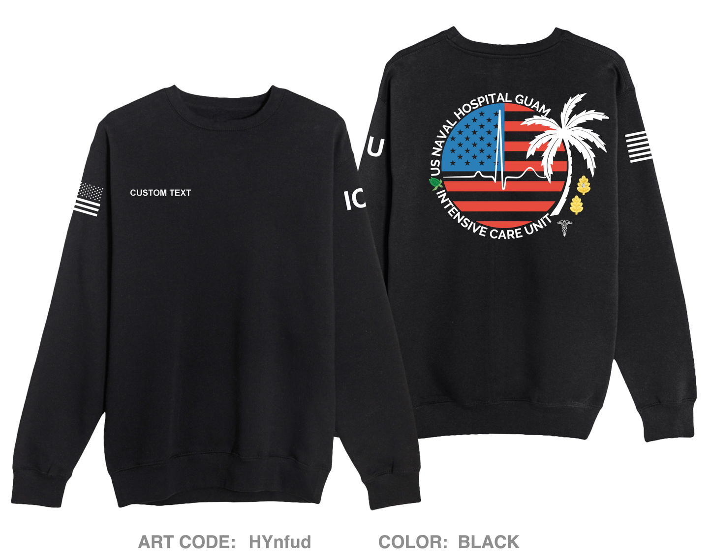 CUSTOM Intensive Care Unit Comfort Unisex Crewneck Sweatshirt - HYnfud