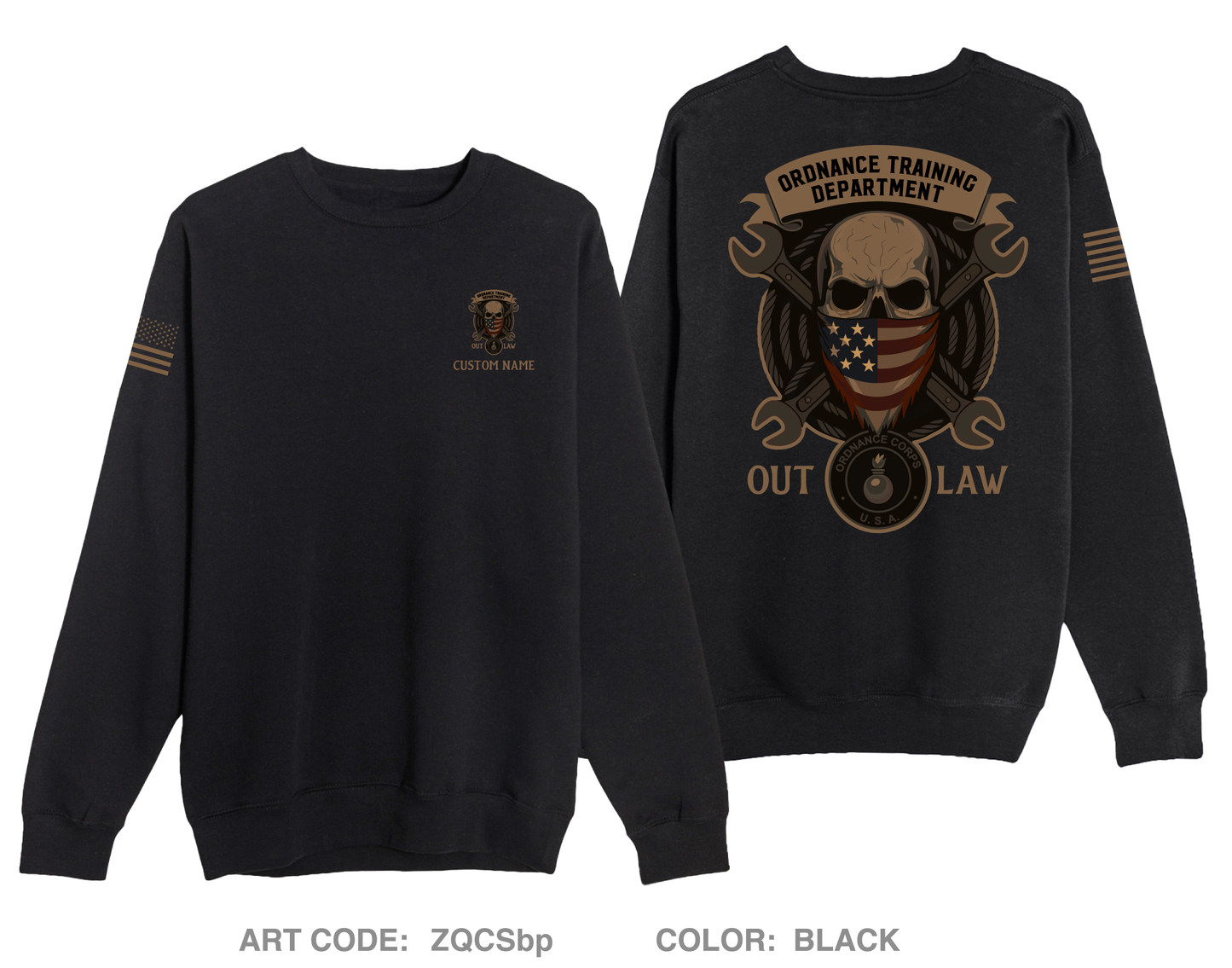 CUSTOM Ordnance Training Drivision Comfort Unisex Crewneck Sweatshirt - ZQCSbp