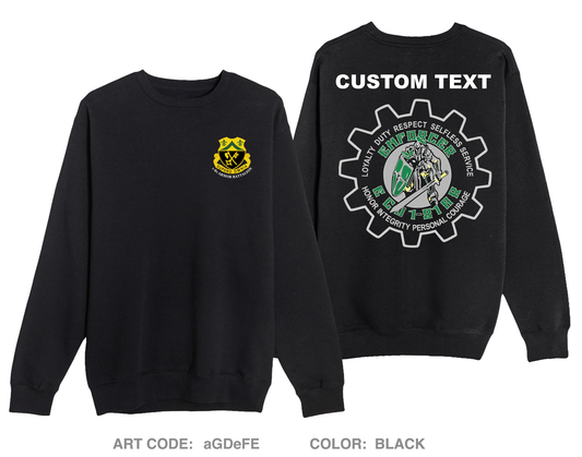 CUSTOM E Co, 1-81 AR BN, 194TH AR BDE Comfort Unisex Crewneck Sweatshirt - aGDeFE
