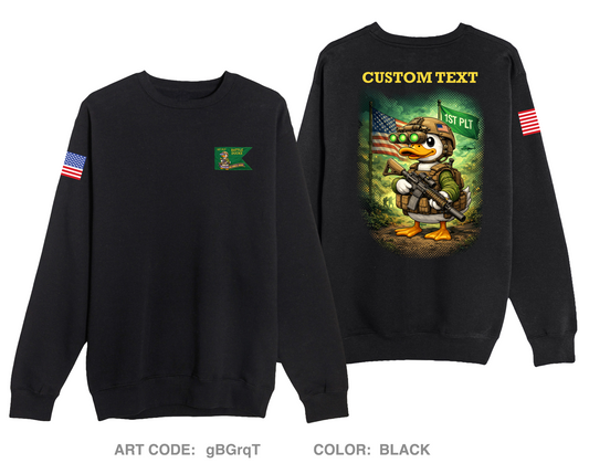 Battle Ducks Unisex Crewneck Sweatshirt - gBGrqT