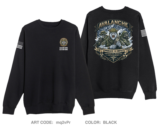 CUSTOM 155th Medical Detachment (PM) Comfort Unisex Crewneck Sweatshirt - mq2vPr