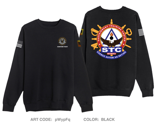 CUSTOM Sustainment Training Center Fundraising Collection Comfort Unisex Crewneck Sweatshirt - pWypFq