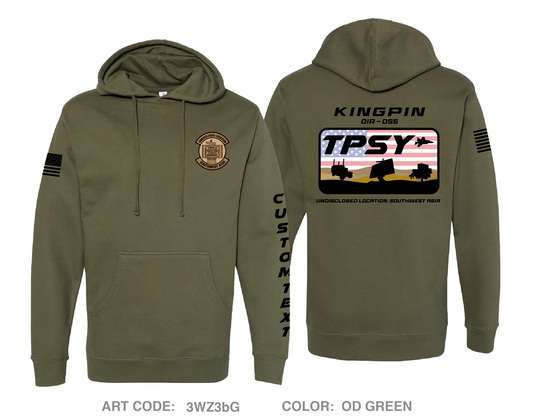 CUSTOM 727 EACS Comfort Unisex Hooded Sweatshirt - 3WZ3bG