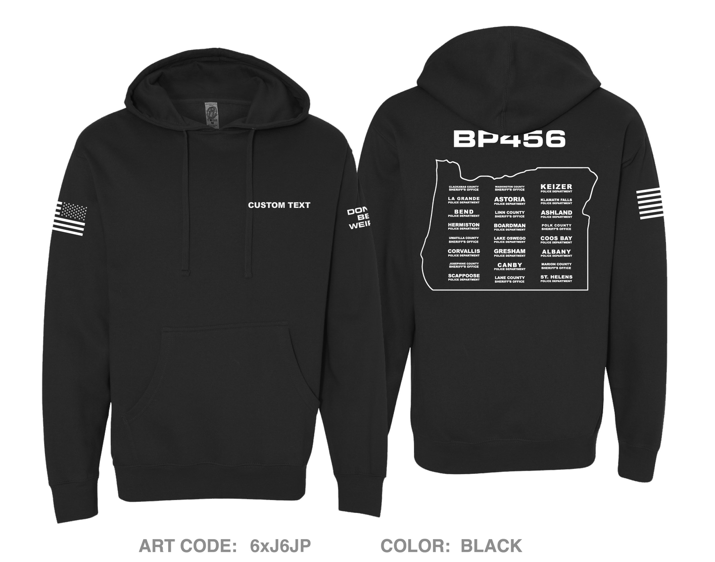 CUSTOM BP456 Comfort Unisex Hooded Sweatshirt - 6xJ6JP