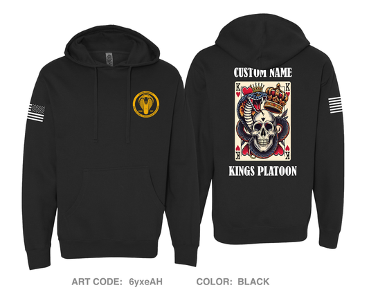 CUSTOM Kings Platoon Charlie Company 305th MI BN Comfort Unisex Hooded Sweatshirt - 6yxeAH