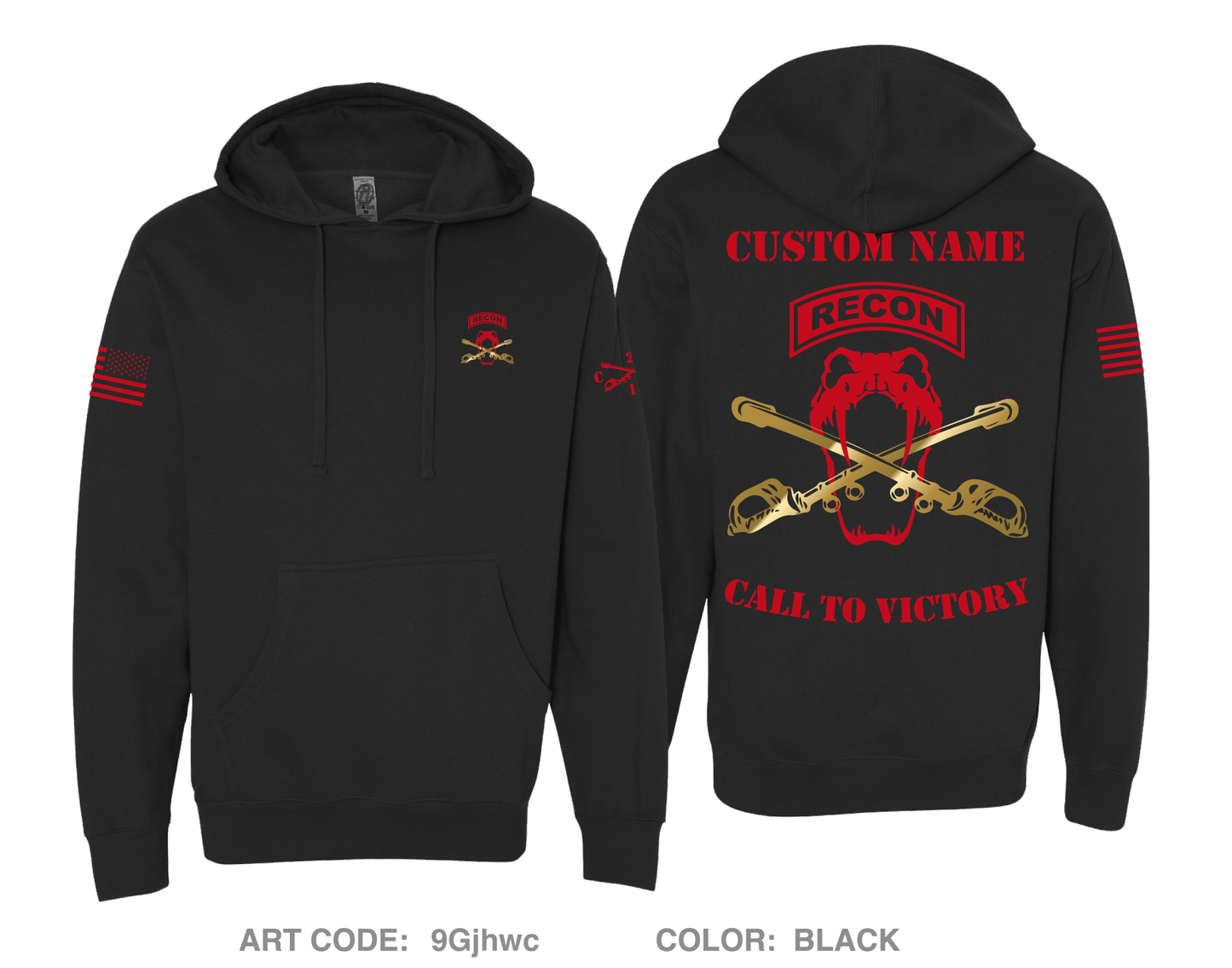 CUSTOM Copperhead Troop 2-15 CAV, 194th Armor Brigade Comfort Unisex Hooded Sweatshirt - 9Gjhwc