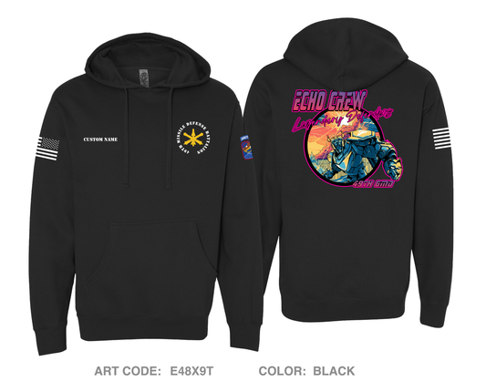 CUSTOM Echo Crew, 49th Missile Defense Battalion Comfort Unisex Hooded Sweatshirt - E48X9T
