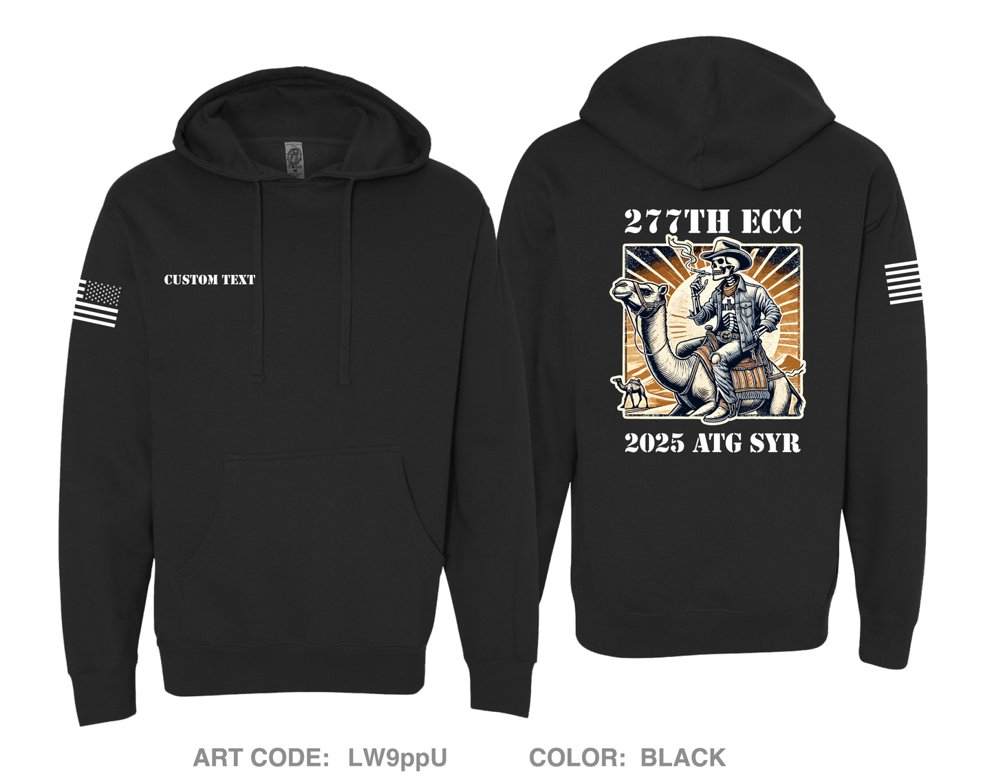 CUSTOM 2nd Platoon 277th ECC Comfort Unisex Hooded Sweatshirt - LW9ppU