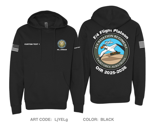 CUSTOM F/4 AVN REGT Comfort Unisex Hooded Sweatshirt - LjYELg