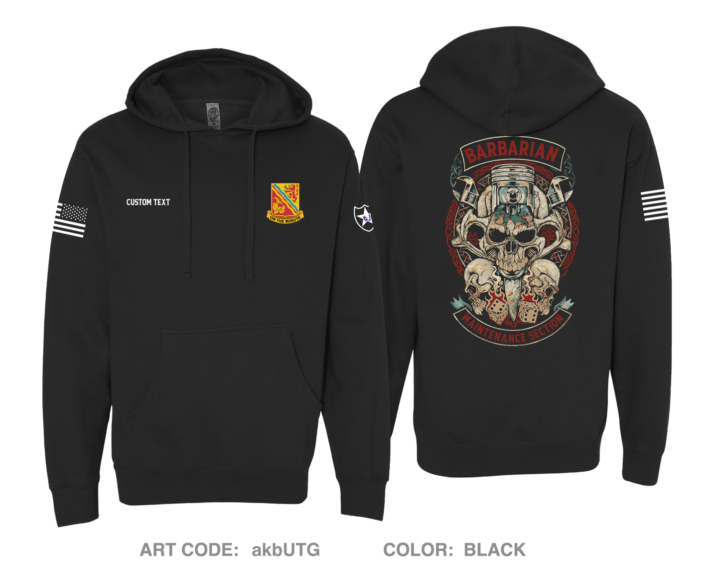 CUSTOM Bravo MST, 579th FSC Comfort Unisex Hooded Sweatshirt - akbUTG
