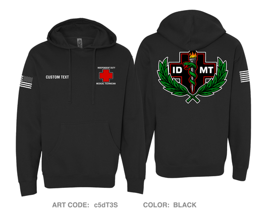 CUSTOM IDMT Comfort Unisex Hooded Sweatshirt - c5dT3S