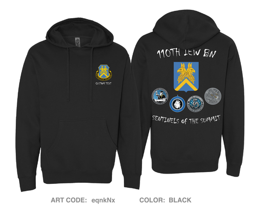 CUSTOM 110th IEW BN Comfort Unisex Hooded Sweatshirt - eqnkNx