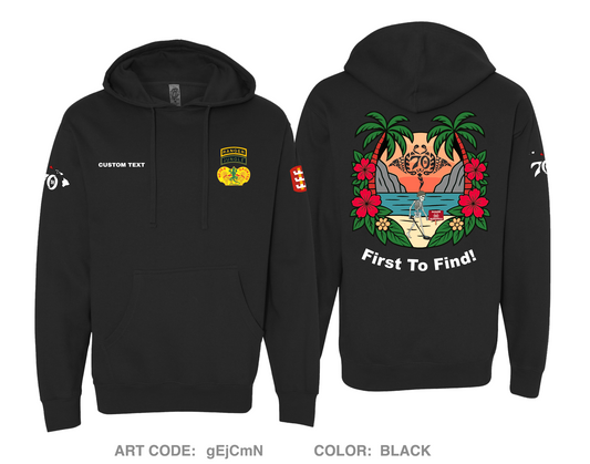 CUSTOM 70th Clearance Company Comfort Unisex Hooded Sweatshirt - gEjCmN