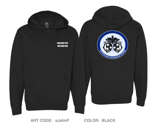 CUSTOM Ophthalmic Technician Course Comfort Unisex Hooded Sweatshirt - sJafmP