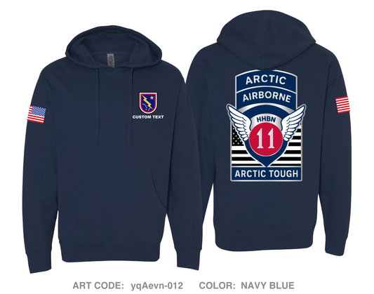 CUSTOM HHBN, 11th Airborne Division Comfort Unisex Hooded Sweatshirt - yqAevn