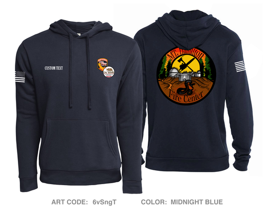 CUSTOM Mount Hamilton Fire Center Comfort Unisex Hooded Sweatshirt - 6vSngT