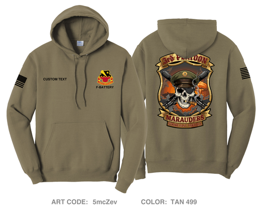 CUSTOM 3rd Platoon MARAUDERS Comfort Unisex Hooded Sweatshirt - 5mcZev