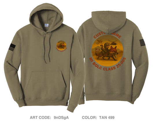 CUSTOM MIBOLC Class 25-005 Comfort Unisex Hooded Sweatshirt - 9nDSgA