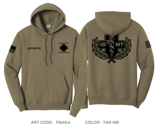 CUSTOM IDMT Comfort Unisex Hooded Sweatshirt - F8sHLk