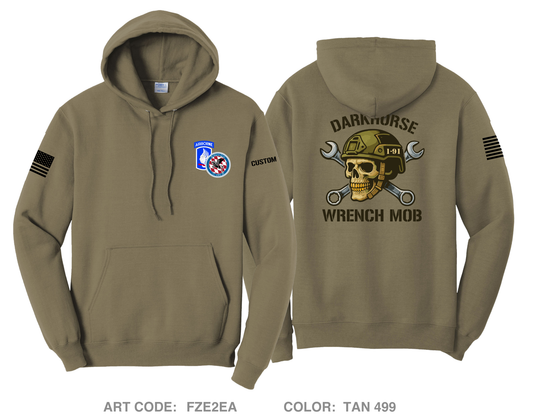 CUSTOM 1-91 MAINT Comfort Unisex Hooded Sweatshirt - FZE2EA
