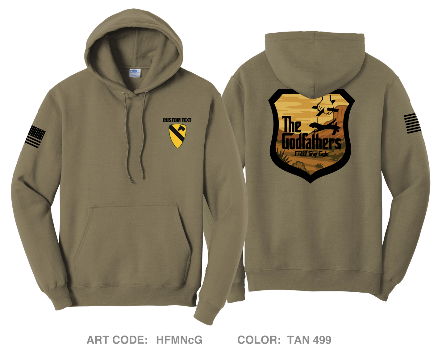 CUSTOM F/227 GODFATHERS Comfort Unisex Hooded Sweatshirt - HFMNcG