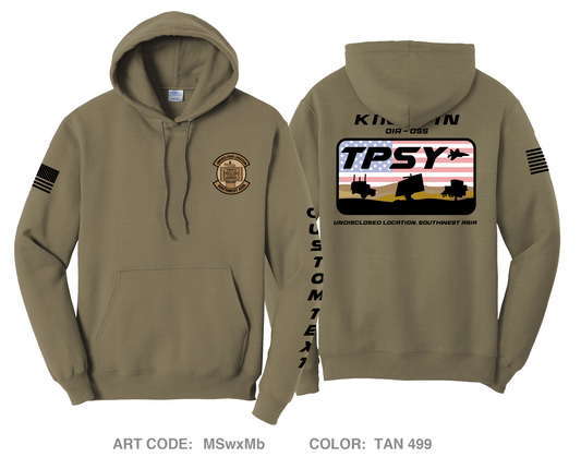CUSTOM 727 EACS Comfort Unisex Hooded Sweatshirt - MSwxMb
