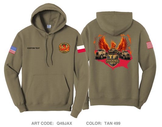 CUSTOM TF-Phoenix Comfort Unisex Hooded Sweatshirt - Q49JAX