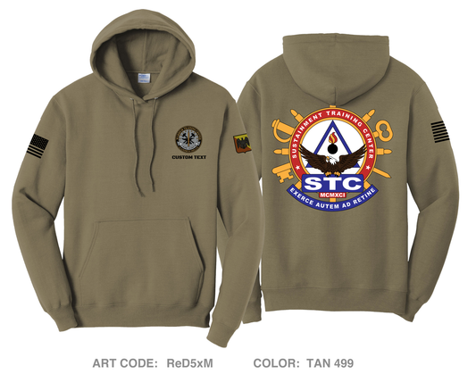 CUSTOM Sustainment Training Center Fundraising Collection Comfort Unisex Hooded Sweatshirt - ReD5xM