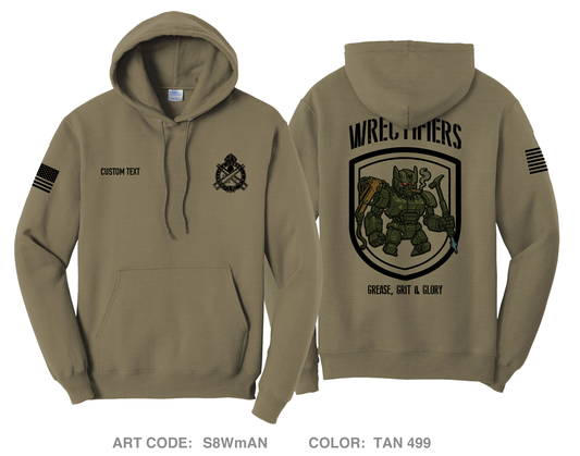 CUSTOM Wrectifiers Comfort Unisex Hooded Sweatshirt - S8WmAN