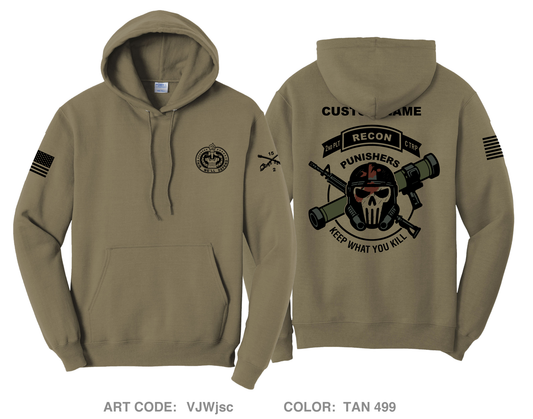 CUSTOM 2nd Platoon, C Troop, 2-15 Cav Comfort Unisex Hooded Sweatshirt - VJWjsc