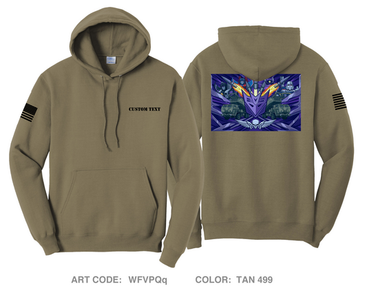CUSTOM B-Btry 4-133 FAR Comfort Unisex Hooded Sweatshirt - WFVPQq